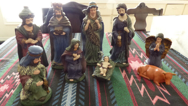 Nativity scene 3.5 inches to 12 inches tall.  Timmins pick up. in Holiday, Event & Seasonal in Timmins - Image 3