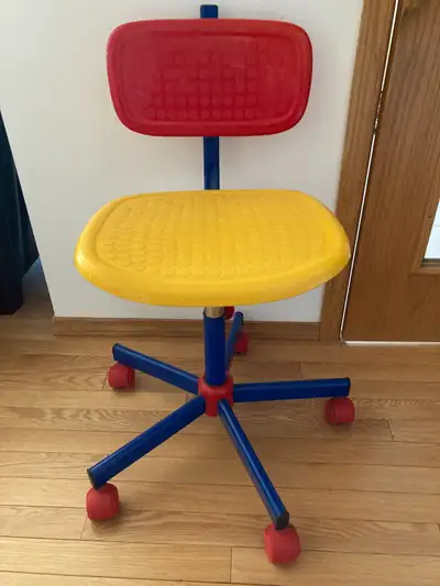 Rare Vintage IKEA Memphis Style Desk Chair 1980s Hagberg, View more
