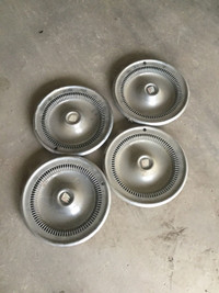 Set of 4 - Mid to Late 1960s BUICK factory Hub Caps 15”