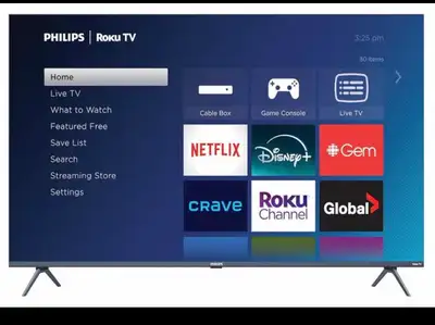 Television 55 pouces roku , smart tv 4K, View more