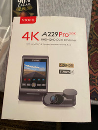 VIOFO A229 Pro 4K HDR Dash Cam, Dual STARVIS 2 IMX678 IMX675, 4K