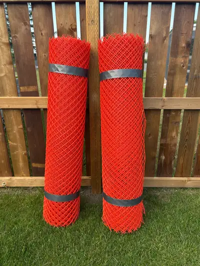 I'm selling two 50’ rolls of used temporary fencing, perfect for construction sites, events, or gard...