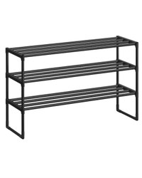 SONGMICS Shoe Rack, 3-Tier Shoe Organizer, Sturdy  Mississauga / Peel Region Toronto (GTA) Preview