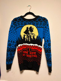 Adult Sized ET Christmas Sweater Size Small