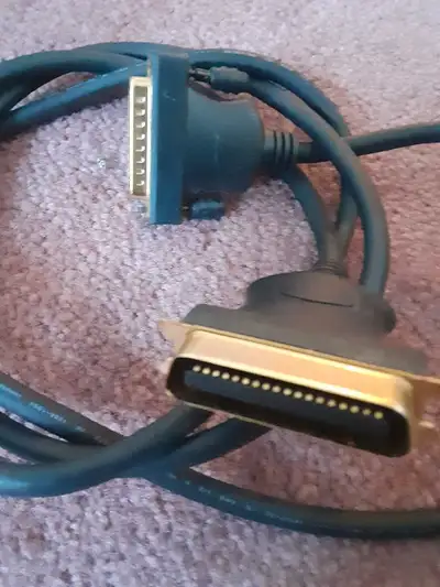 Serial cable for old printers in very good condition