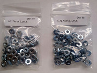 Small Bolts Nuts and washers