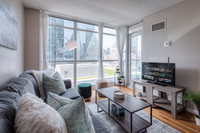FURNISHED 1-BED UNIT AT 18 YONGE - MONTHLY STAYS STARTING AUG 7