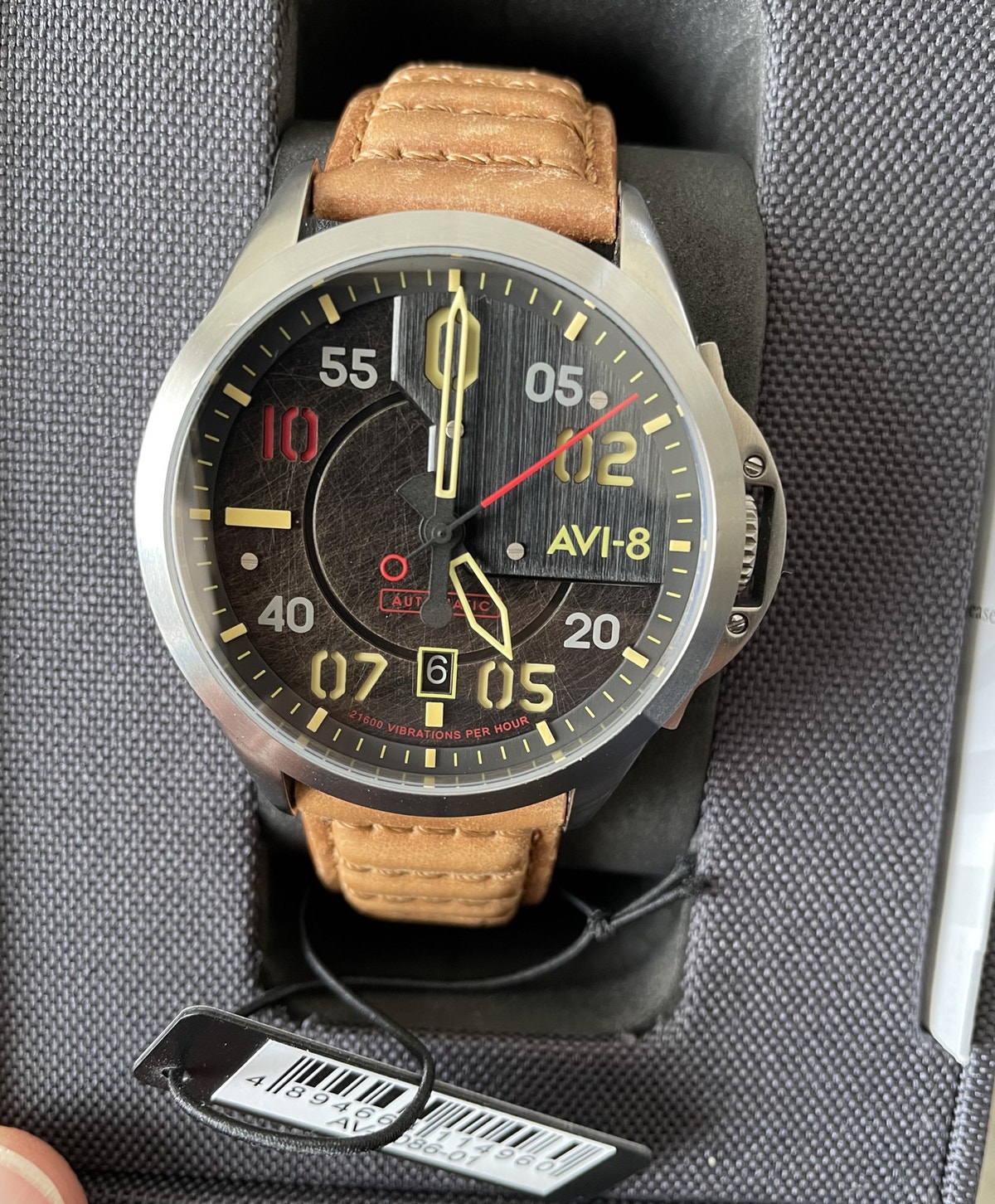 AVI-8 P-51 MUSTANG Hitchcock 43mm P-51 Mustang watch, photo 1