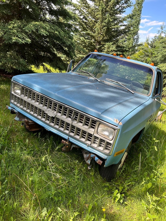 81 Chevy, cab and chassis dually, Classic Cars Strathcona County