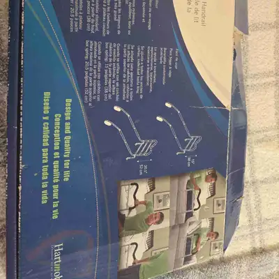 This Hartmob handrail is designed to provide assistance for getting in and out of bed, perfect for t...