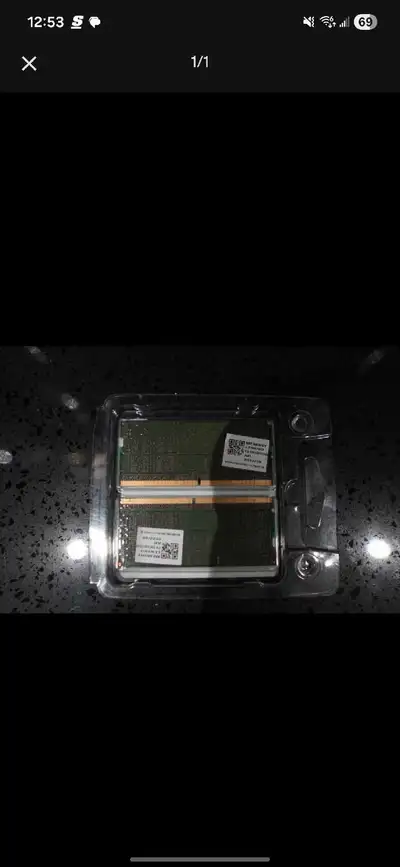 Micron( 2 x 8) 16 GB DDR5 SODIMM 4800mhz LAPTOP RAM, View more