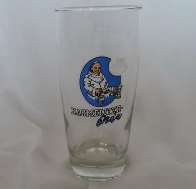Vintage German Beer Glass - Karmeliter Brewery, View more
