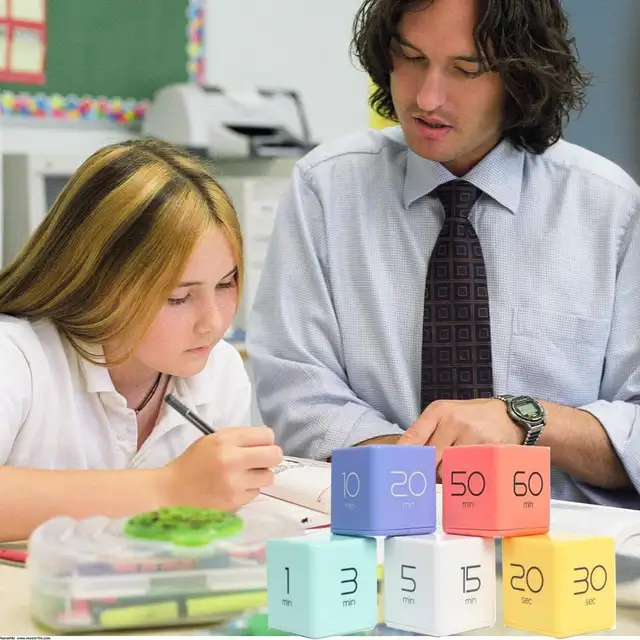 2-Pack Time Timer Cube Kitchen Timers in Kitchen & Dining Wares in City of Toronto - Image 4