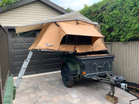 Remorque militaire M101cdn2 avec tente ARB. Military trailer