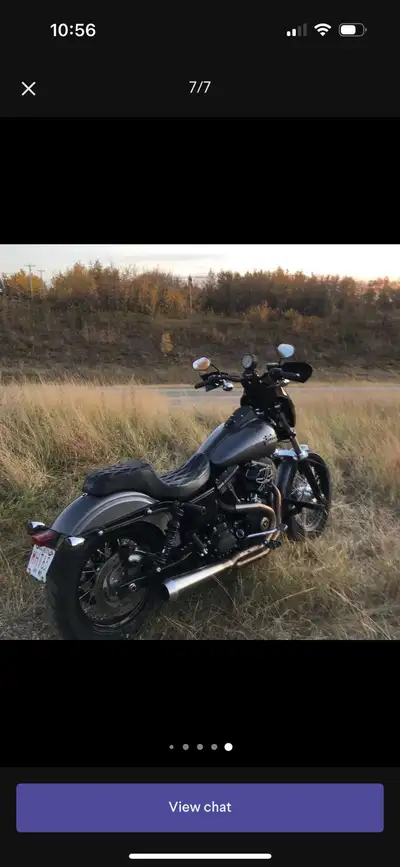 Sell my street bob as I don’t have time to ride it and buying a house gotta free up some cash 780-ni...