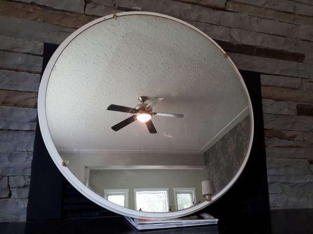 large vintage round mirror in Home Décor & Accents in Strathcona County