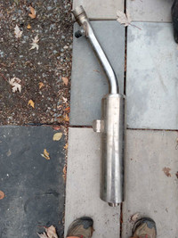 1999zx9r stainless exhaust muffler (no  pipes) gd cond,n