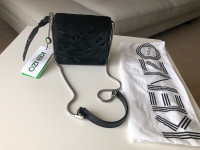 Women's KENZO Bag, Laser-cut leather shoulder bag