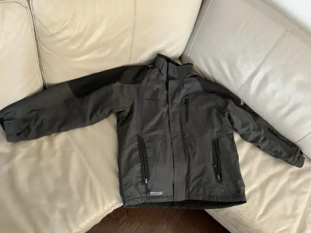 Mens Large Free Country Grey Black  Fleece Lined Jacket in Men's in City of Toronto - Image 3