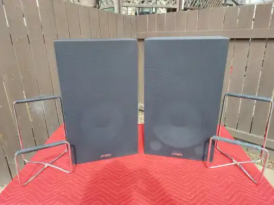 stereo speakers with stands, View more