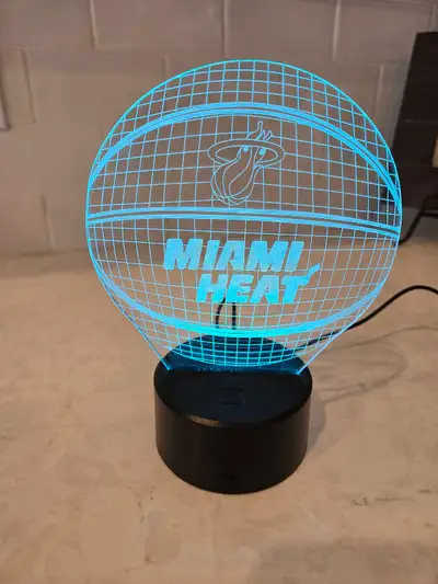 Miami Heat Decorative Lamp, View more