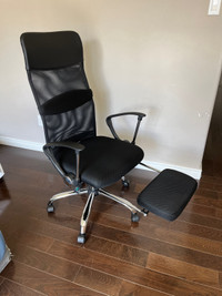 New just opened Chair High Back Executive with footrest