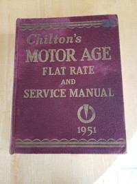 Chilton's Motor Age Flat Rate and Service Manual