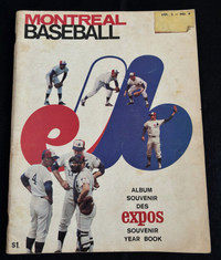 Extremely rare 1969 #4 Expos Yearbook