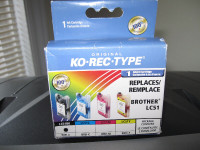 Ko Rec Type Black Inkjet Cartridge + more-$5 lot