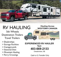 RV HAULING - The AFFORDABLE ALTERNATIVE!