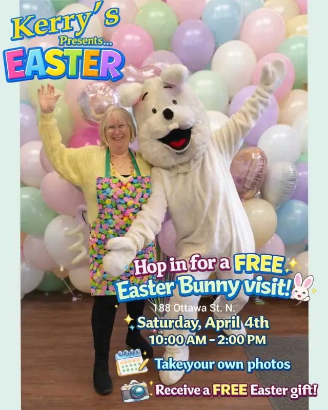 FREE Easter Bunny Visit 414911216642304000