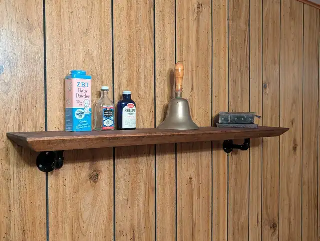 Rustic Pine Shelves on Pipe Brackets in Bookcases & Shelving Units in Markham / York Region - Image 7