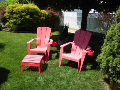 Ensemble chaises de jardin Adirondack $35.00, View more