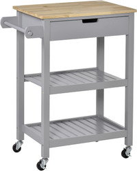 BNIB Rolling Kitchen Card with Drawer and Shelves