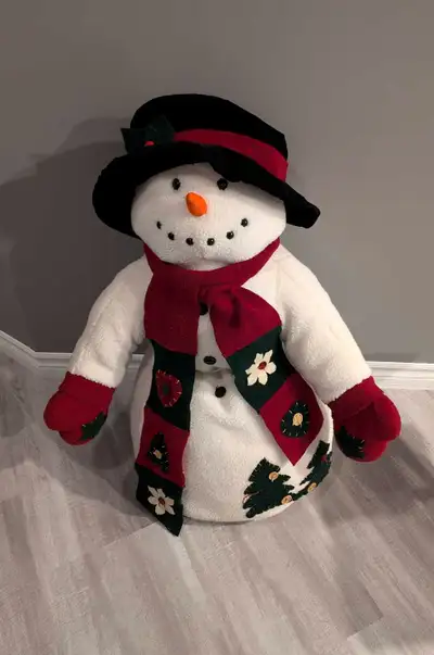 3 Foot Tall Stuffed Snowman, View more