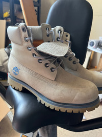 Off white Timberland boots men’s size 10-10.5