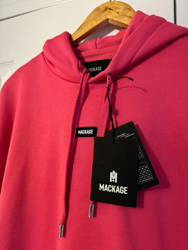 Pink Mackage Hoodie XXS in Women's - Tops & Outerwear in Mississauga / Peel Region - Image 2