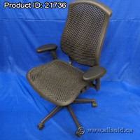Herman Miller Celle Grey Rolling Adjustable Office Task Chair