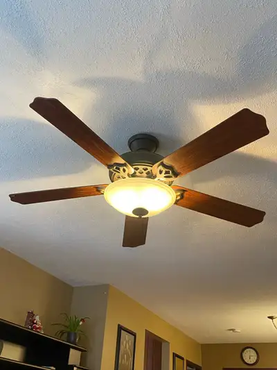 I'm selling a used Hunter ceiling fan 58” that's perfect for adding both style and comfort to any ro...