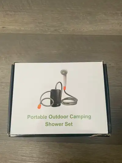 NEW - CAMPING SHOWER + PUMP, View more