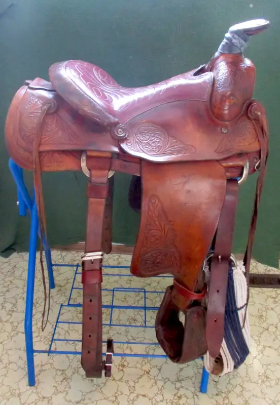 15.5" F. Eamor ROPE Saddle, nice! in Equestrian & Livestock Accessories in Dawson Creek - Image 3