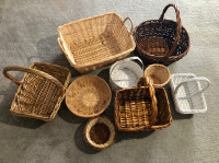 Assorted baskets for sale