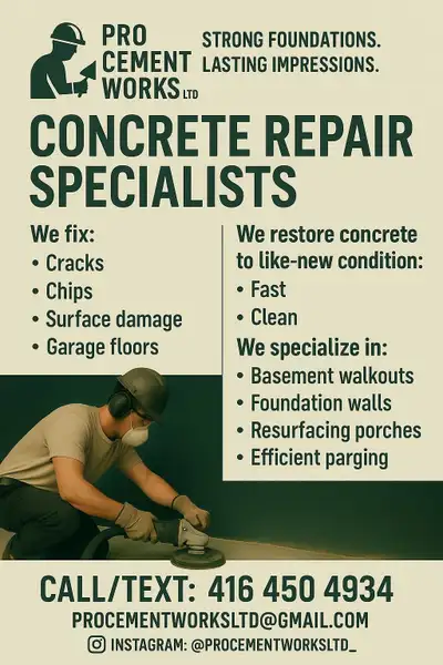 Concrete Repairs, View more