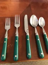 Kinard Flatware/cutlery set Moss Green