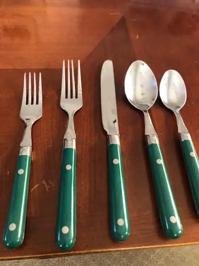 Kinard Flatware/cutlery set Moss Green, View more