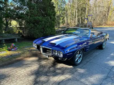 69 pontiac firebird convertible 400,auto, not original motor,