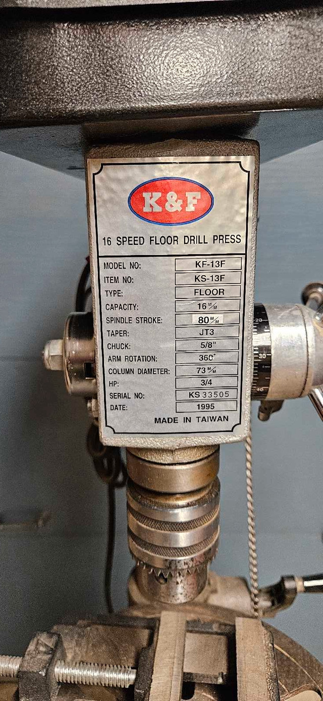 Floor Model Drill Press in Power Tools in Saint John - Image 2