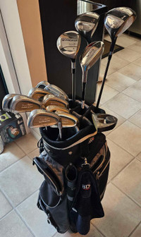Men's Right Handed Golf Club Set with Bag