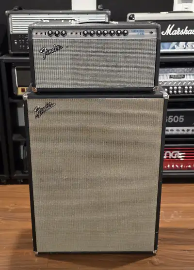 Fender Bandmaster Reverb TFL5005D Silverface (1973), 45 Watts, 2 Canaux, Reverb, Vibrato, Footswitch...