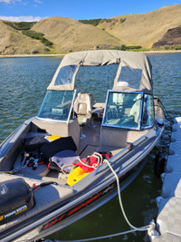 Lund Fisherman 1800 18.5 ft aluminum boat